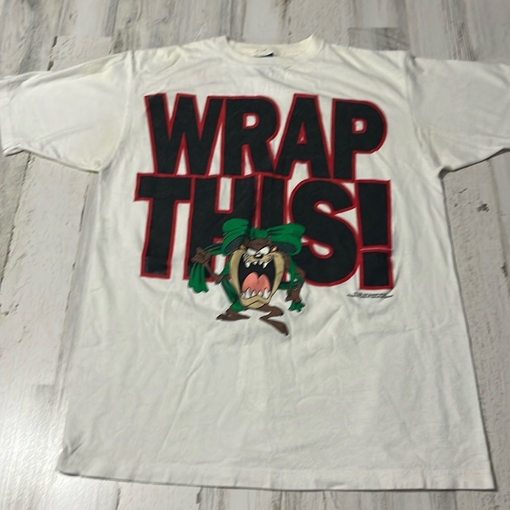 Vintage Tasmanian Devil Wrap This Tee. 1994
